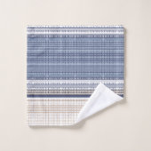 Aztec Blue Pattern Bad Handdoek (Wasdoekje)