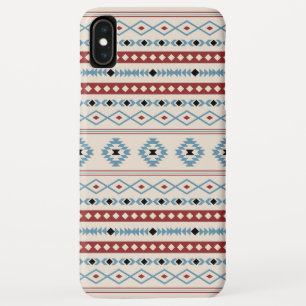 Aztec Blue Red Black Cream Gemengde Motieven Patro Case-Mate iPhone Case