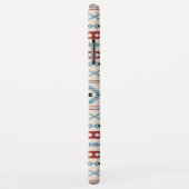 Aztec Blue Red Black Cream Gemengde Motieven Patro Case-Mate iPhone Case (Achterkant/rechts)