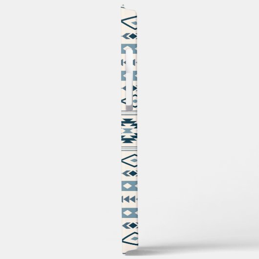 Aztec Blues Cream Mixed Motifs Pattern Hoesje-Mate Case-Mate iPhone Case (Achterkant / Links)