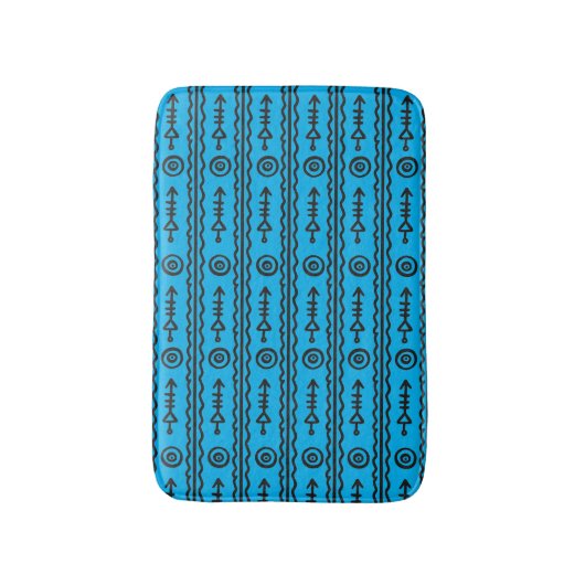 Aztec Boho Badmat (Voorkant Verticaal)