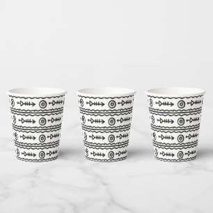 Aztec Boho Papieren Bekers
