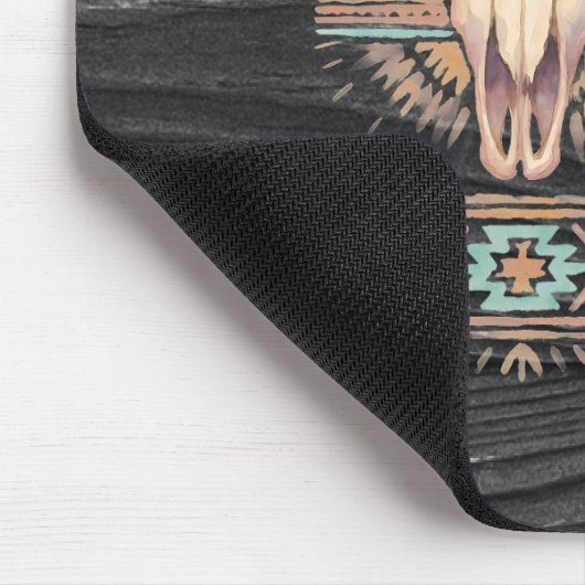 Aztec Boho Skull Muismat (Hoek)
