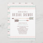 Aztec | Bridal Shower-uitnodiging Kaart (Voorkant / Achterkant)