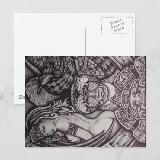 Aztec Briefkaart (Voorkant / Achterkant)