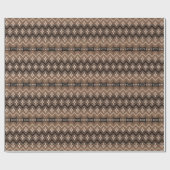 Aztec Brown Cadeaupapier (Vlak)