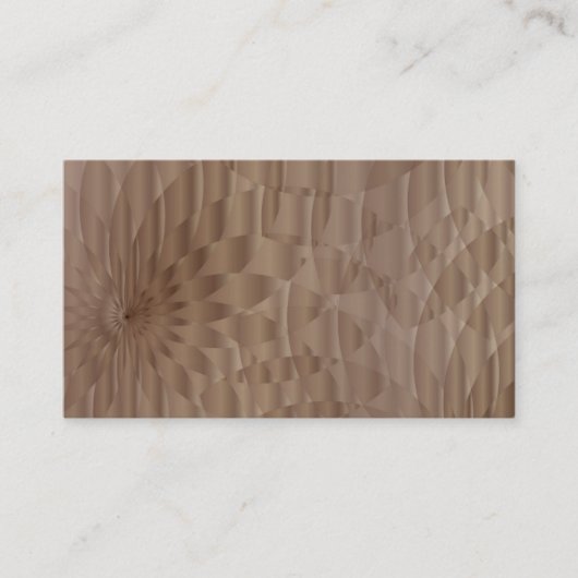 Aztec Brown Designer Visitekaartjes (Voorkant)
