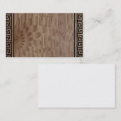 Aztec Brown Designer Visitekaartjes (Voorkant / Achterkant)