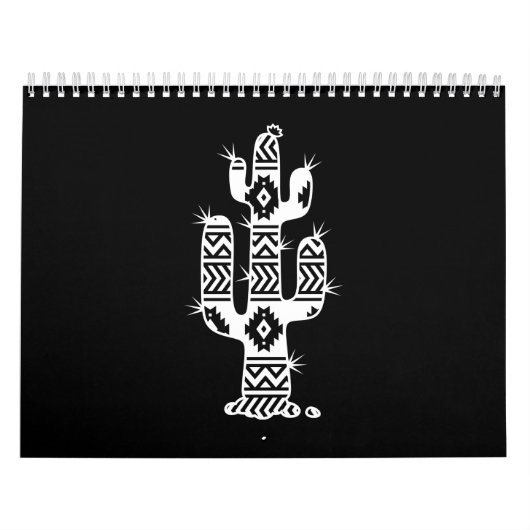 Aztec Cactus Graphic Kalender (Hoes)
