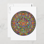 Aztec Calendar Briefkaart (Voorkant / Achterkant)
