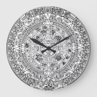 Aztec Calendar Clock Grote Klok
