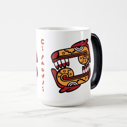 Aztec Calendar Day 01 - Cipactli Magische Mok (Voorkant rechts)
