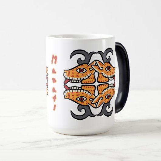 Aztec Calendar Day 07 - Mazatl Magische Mok (Voorkant rechts)