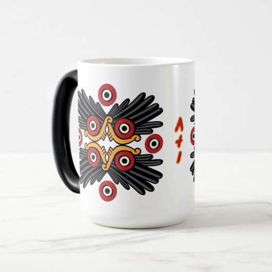 Aztec Calendar Day 09 - Atl Magische Mok (Voorkant links)