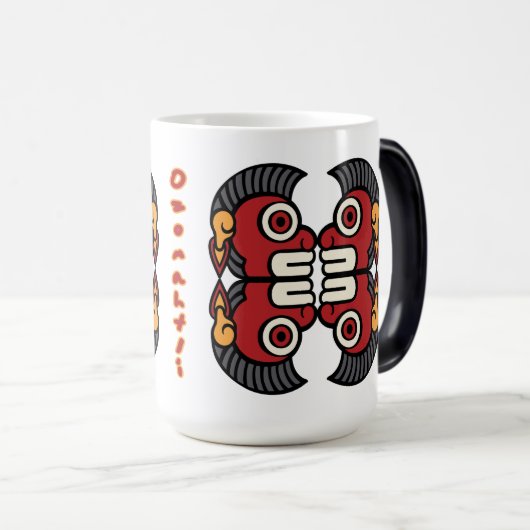 Aztec Calendar Day 11 - Ozomahtli Magische Mok (Voorkant rechts)