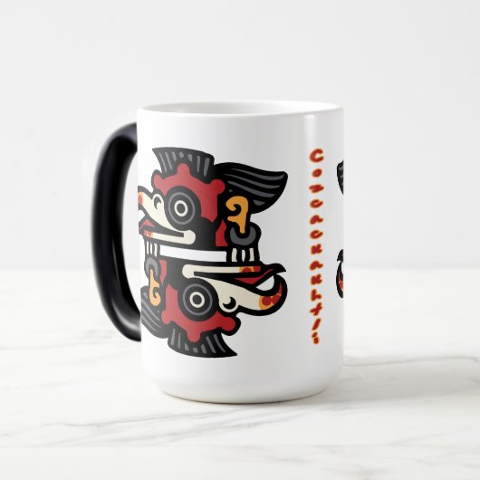 Aztec Calendar Day 16 - Cozcacuauhtli Magische Mok (Voorkant links)