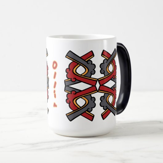 Aztec Calendar Day 17 - Ollin Magische Mok (Voorkant rechts)