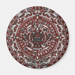 Aztec Calendar Fridge Magnet
