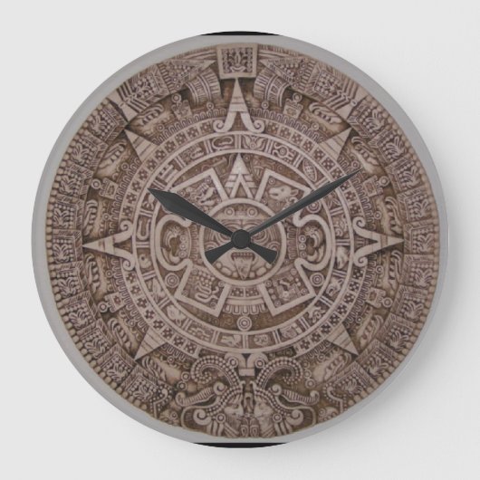 Aztec Calendar - Grote wandklok (Voorkant)