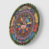 Aztec Calendar - Grote wandklok (Hoek)