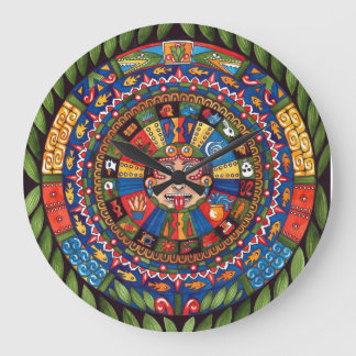 Aztec Calendar - Grote wandklok