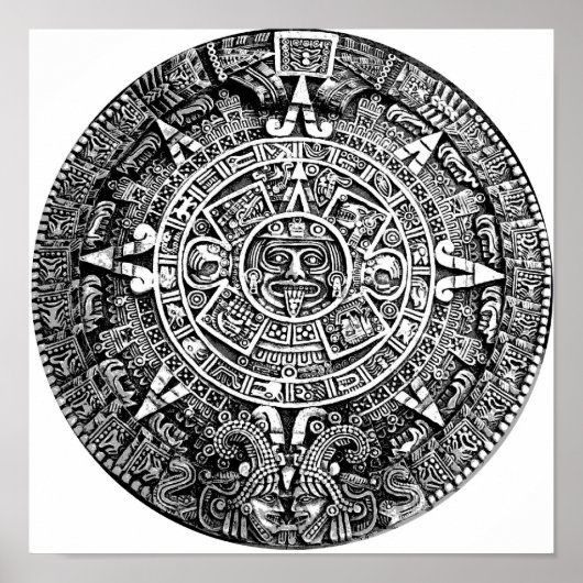 Aztec Calendar Poster (Voorkant)
