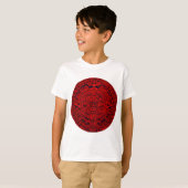 Aztec Calendar - Red T-shirt (Voorkant volledig)