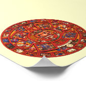 Aztec Calendar Stone - poster/print Poster (Hoek)