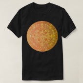 Aztec Calendar Sun Stone Symbol Maya Ancient Mayan T-shirt (Design voorkant)