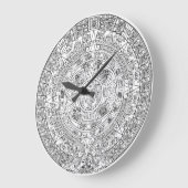 Aztec Calendar Vector all Clock Grote Klok (Hoek)