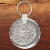 Aztec Calender 1862 Mayan Calendar-aanpassing Sleutelhanger (Voorkant)
