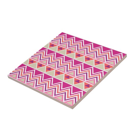 Aztec Chevron #12 @ VictoriaShaylee Tegeltje (Zijkant)