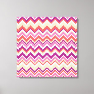 Aztec Chevron #1 in VictoriaShaylee Canvas Afdruk