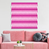 Aztec Chevron #4 in VictoriaShaylee Canvas Afdruk (Insitu (Woonkamer))
