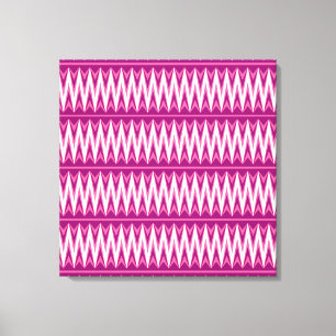 Aztec Chevron #4 in VictoriaShaylee Canvas Afdruk