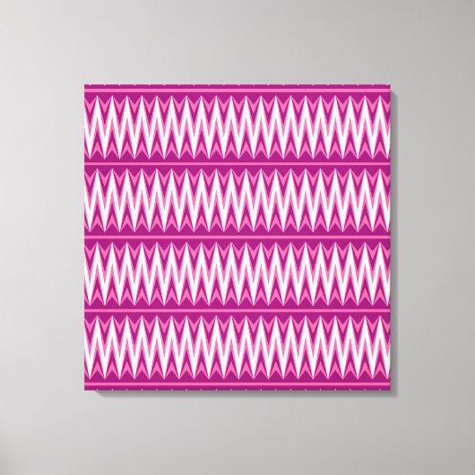 Aztec Chevron #4 in VictoriaShaylee Canvas Afdruk (Voorkant)