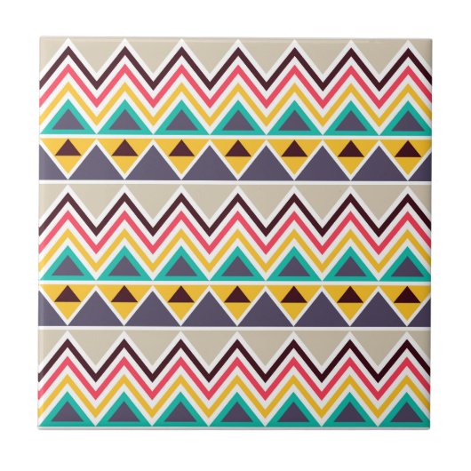 Aztec Chevron #5 @ VictoriaShaylee Tegeltje (Voorkant)