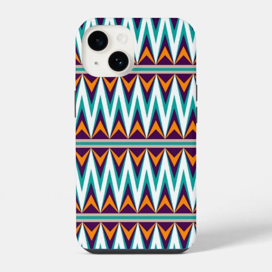 Aztec Chevron #8 @ VictoriaShaylee iPhone Hoesje (Achterkant)