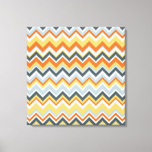 Aztec Chevron #9 in VictoriaShaylee Canvas Afdruk