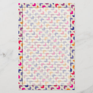 Aztec Chevron kleurig patroon Briefpapier