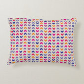 Aztec Chevron kleurig patroon Decoratief Kussen (Achterkant)