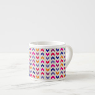 Aztec Chevron kleurig patroon Espresso Kop
