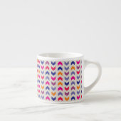 Aztec Chevron kleurig patroon Espresso Kop (Rechts)