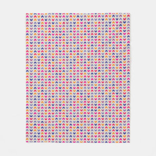 Aztec Chevron kleurig patroon Fleece Deken