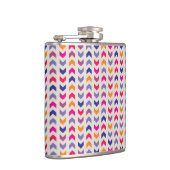 Aztec Chevron kleurig patroon Heupfles (Rechts)