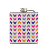 Aztec Chevron kleurig patroon Heupfles (Achterkant)