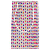 Aztec Chevron kleurig patroon Klein Cadeauzakje (Voorkant)