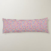 Aztec Chevron kleurig patroon Lichaamskussen (Achterkant)