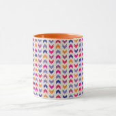 Aztec Chevron kleurig patroon Mok (Midden)