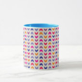 Aztec Chevron kleurig patroon Mok (Midden)